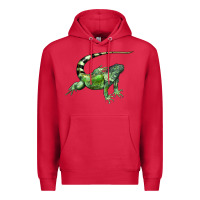 Cardinal İguana Premium Hoodie - LillyAllenDesigns