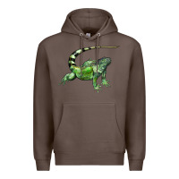Coffee İguana Premium Hoodie - LillyAllenDesigns