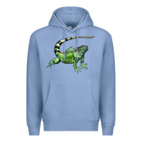 Colony Blue İguana Premium Hoodie - LillyAllenDesigns