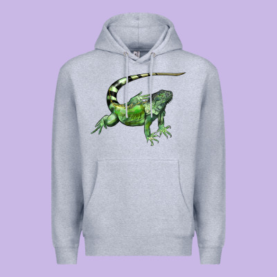 İguana Premium Hoodie Designed By Lillyallendesigns