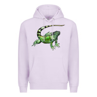 Lilac İguana Premium Hoodie - LillyAllenDesigns