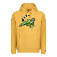 Mustard İguana Premium Hoodie - LillyAllenDesigns