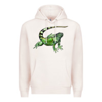 Pale Pink İguana Premium Hoodie - LillyAllenDesigns