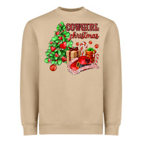 Mushroom Cowgirl Christmas Heavyweight Sweatshirt - AdoDesignShop
