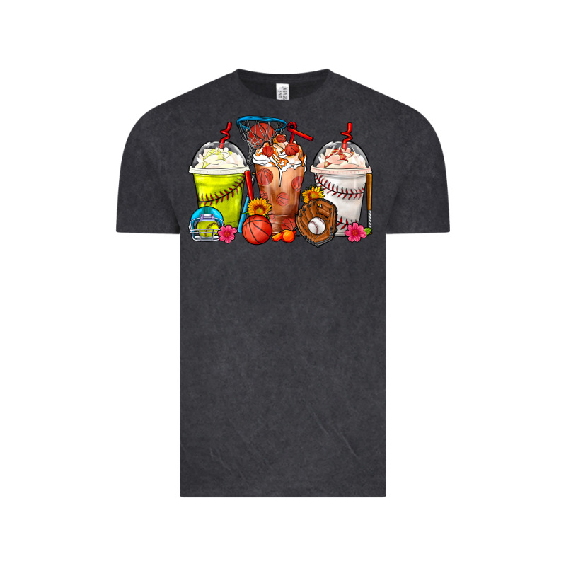 Softball Basketball Baseball Sports Coffee Cups Vintage Tee by FaDigitalArtStudio | Teevron