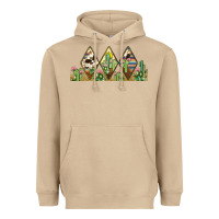 Mushroom cactus cowhide serape Heavyweight Hoodie - JahusDesignShop