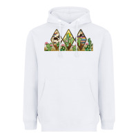 White cactus cowhide serape Heavyweight Hoodie - JahusDesignShop