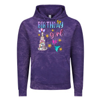 Cloud Purple birthday girl Vintage Hoodie - BundleAndBundleShop