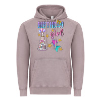 Vintage Zinc birthday girl Vintage Hoodie - BundleAndBundleShop