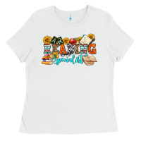 White reading specialist olivia Ladies Tee - OliviaCreatesArt