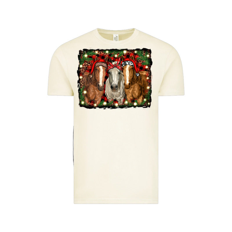 Christmas Horses Vintage Tee by RanaPortraitStore | Teevron