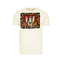 Vintage Arctic Christmas horses Vintage Tee - RanaPortraitStore
