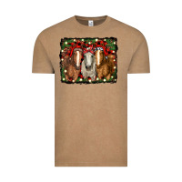 Vintage Coffee Christmas horses Vintage Tee - RanaPortraitStore