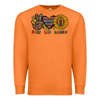Carrot peace love sunshine Premium Sweatshirt - JahusDesignShop