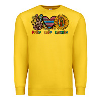 Lemon peace love sunshine Premium Sweatshirt - JahusDesignShop