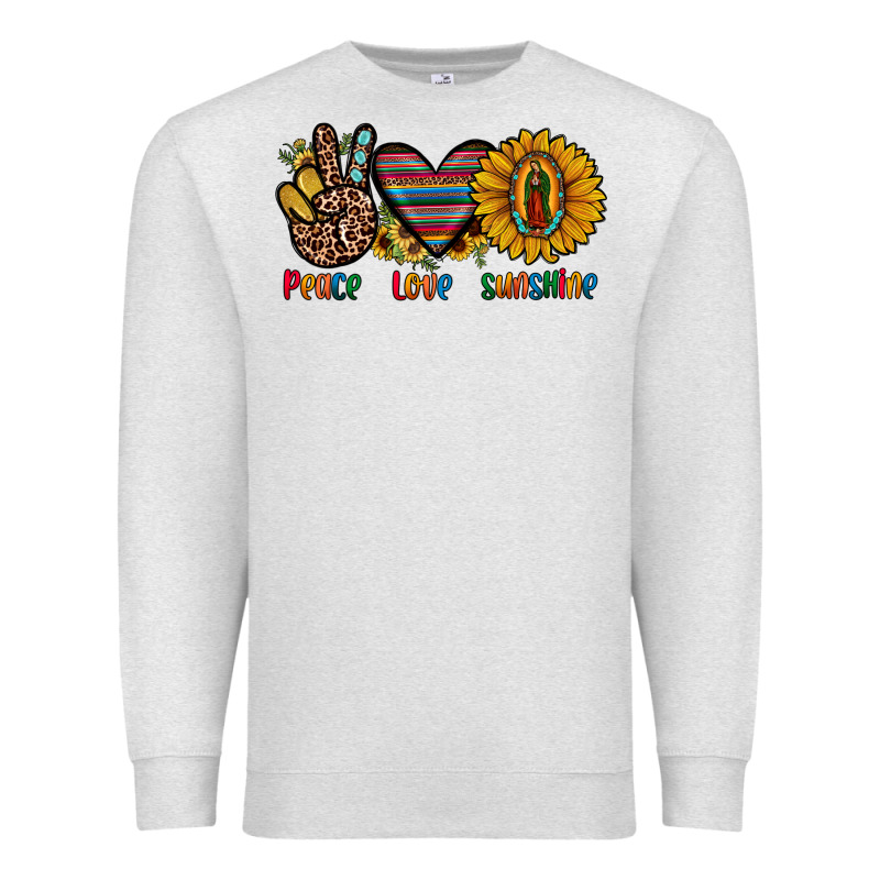 Peace Love Sunshine Premium Sweatshirt by JahusDesignShop | Teevron