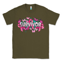 Army Green Cancer survivor Cancer Awareness Classic Tee - HowdyJamesFarm
