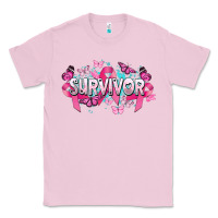 Bubblegum Pink Cancer survivor Cancer Awareness Classic Tee - HowdyJamesFarm