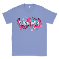 Colony Blue Cancer survivor Cancer Awareness Classic Tee - HowdyJamesFarm