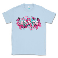 Dusty Blue Cancer survivor Cancer Awareness Classic Tee - HowdyJamesFarm