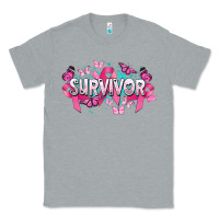 Heather Grey Cancer survivor Cancer Awareness Classic Tee - HowdyJamesFarm