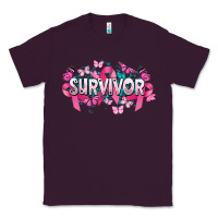 Plum Cancer survivor Cancer Awareness Classic Tee - HowdyJamesFarm