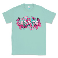 Seafoam Cancer survivor Cancer Awareness Classic Tee - HowdyJamesFarm