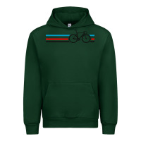 Forest Green bike stripes Urban Hoodie - artisFamous