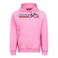 Fuchsia Pink bike stripes Urban Hoodie - artisFamous