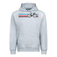Heather Grey bike stripes Urban Hoodie - artisFamous