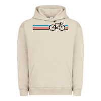 Pigment French Oak bike stripes Urban Hoodie - artisFamous