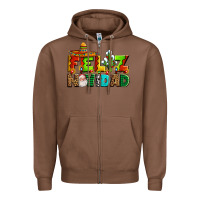 Chestnut feliz navidad sombrero Zipper Hoodie - AdoDesignShop