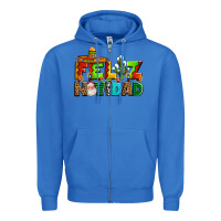 True Royal feliz navidad sombrero Zipper Hoodie - AdoDesignShop