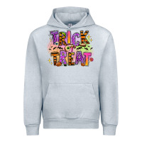 Heather Grey Trick or treat Urban Hoodie - RanaPortraitStore