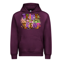 Mauve Wine Trick or treat Urban Hoodie - RanaPortraitStore