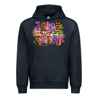 Navy Trick or treat Urban Hoodie - RanaPortraitStore