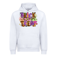 White Trick or treat Urban Hoodie - RanaPortraitStore
