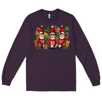 Plum Christmas Elfs Long Sleeve Tee - FaDigitalArtStudio