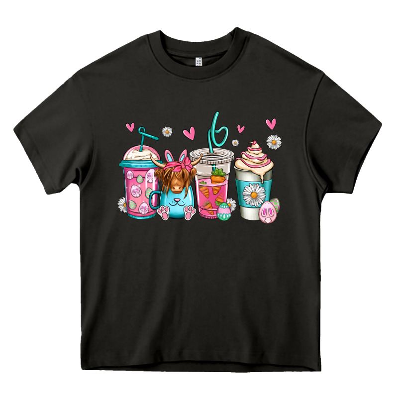 Easter Longhaired Cow Coffee Cups Heavy Core Tee by Jasminsmagicworld | Teevron