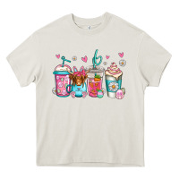 Cream easter longhaired cow coffee cups Heavy Core Tee - Jasminsmagicworld