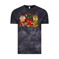 Cloud Black Mexico Coffee Cups Vintage Tee - FaDigitalArtStudio