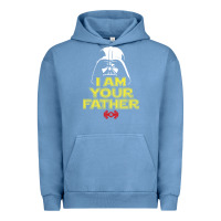 Pigment Pebble Blue i am your father darth vader for dark Urban Hoodie - artisFamous