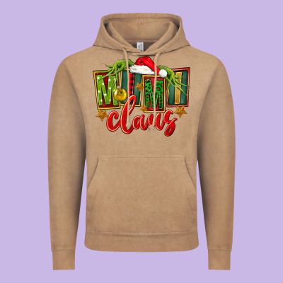Christmas Mimi Claus Vintage Hoodie Designed By Fadigitalartstudio