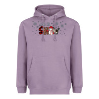 Lavender Christmas let it snow Heavyweight Hoodie - JahusDesignShop