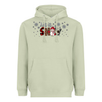 Matcha Christmas let it snow Heavyweight Hoodie - JahusDesignShop