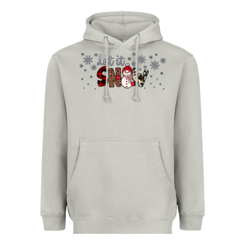 Christmas Let It Snow Heavyweight Hoodie by JahusDesignShop | Teevron