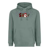 Sage Christmas let it snow Heavyweight Hoodie - JahusDesignShop