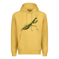 Antique Gold mantis Premium Hoodie - LillyAllenDesigns