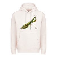 Pale Pink mantis Premium Hoodie - LillyAllenDesigns