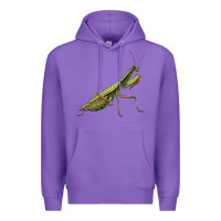 Purple mantis Premium Hoodie - LillyAllenDesigns